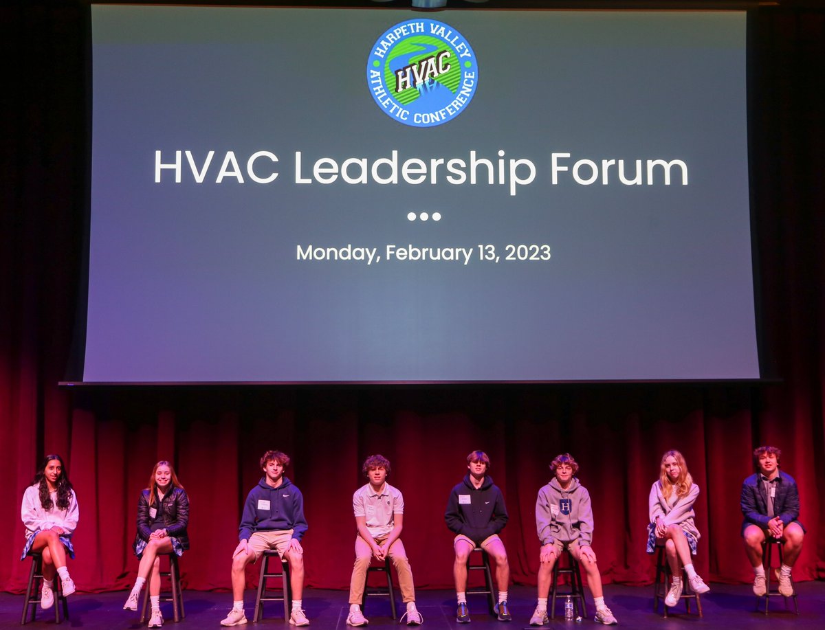 HardingAcademy's tweet photo. We are so proud of our @Harding_Hawks athletes who represented Harding at the HVAC Leadership Forum this week! #hardingathletics #hardinghawks #hardingmoments https://t.co/ewDQazaYwd