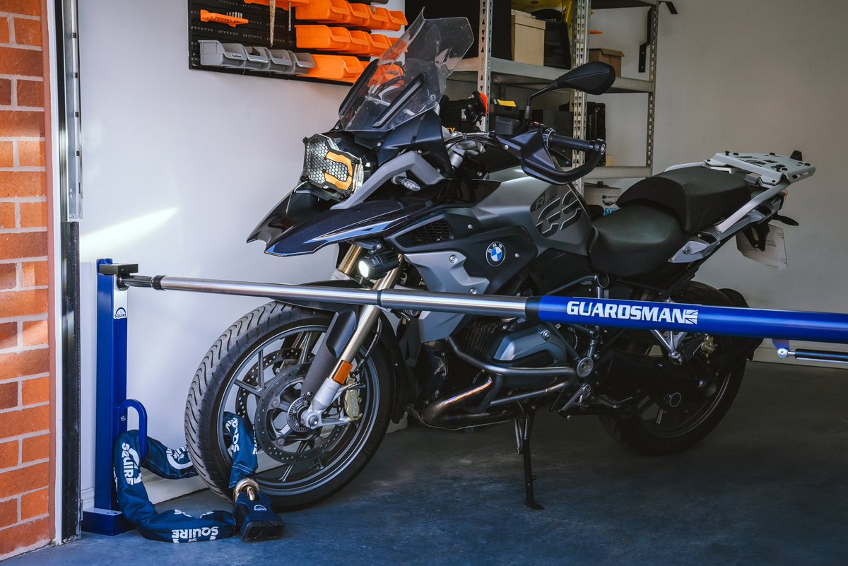 Squirelocks's tweet photo. Introducing the NEW Squire Guardsman, the ultimate Security Barrier for your garage or shed. 🏍️ 🔐🛡️
Available now! Find out more via our website: https://t.co/7ygVJUkwRw
Working in partnership with Image4Security 🤝
#SquireLocks #SecurityAtHome #MotorcycleSecurity https://t.co/AhA45vb8Ao