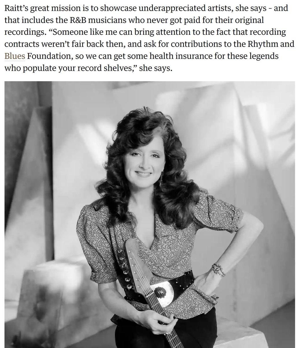 FlagBluesFest's tweet photo. @TheBonnieRaitt is the #GOAT in #Blues her songwriting, singing and unmatched slide guitar strattin skills!  

But the BEST part about this amazing woman is her HEART!  

You can't make us love you, but we sure do!

https://t.co/A1pF8gvzvU https://t.co/3OTMZx1aZX