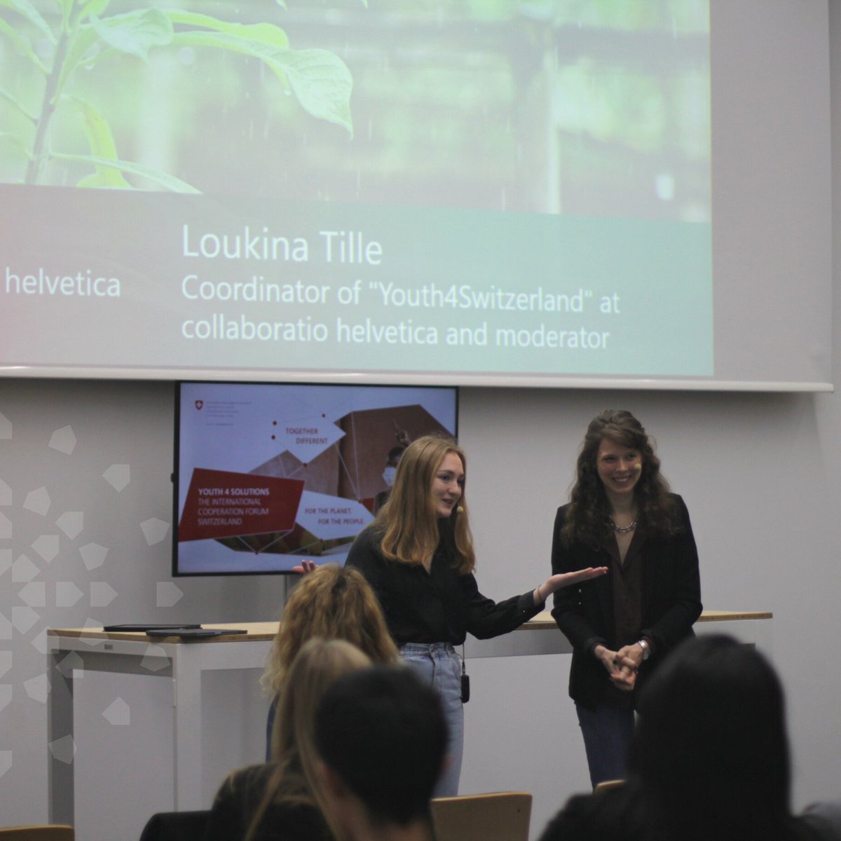 🌎🌍🌏 IC Forum Day 2. Thank you <a href="/_climanow/">Clima Now</a>, <a href="/EDA_DFAE/">EDA - DFAE</a> and Federal Counsellor <a href="/ignaziocassis/">Ignazio Cassis</a> for having us moderating the event on both days. Very curious about next year's forum on 🗓 11-12 April 2024.

#ICForumCH #Education4Future #Switzerland #Education #4thePlanet #4thePeople