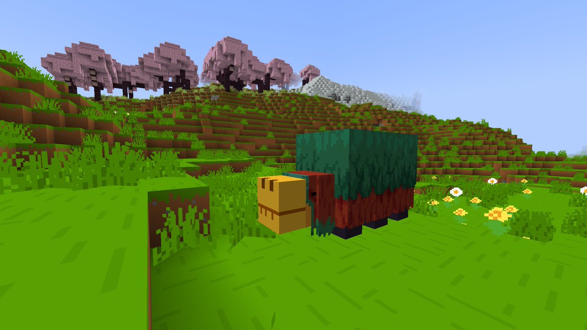 DiamondIsntHere's tweet photo. New 1.20 features in #TrailersTexturePack 👀
(WIP) https://t.co/pTG7uaVIxE