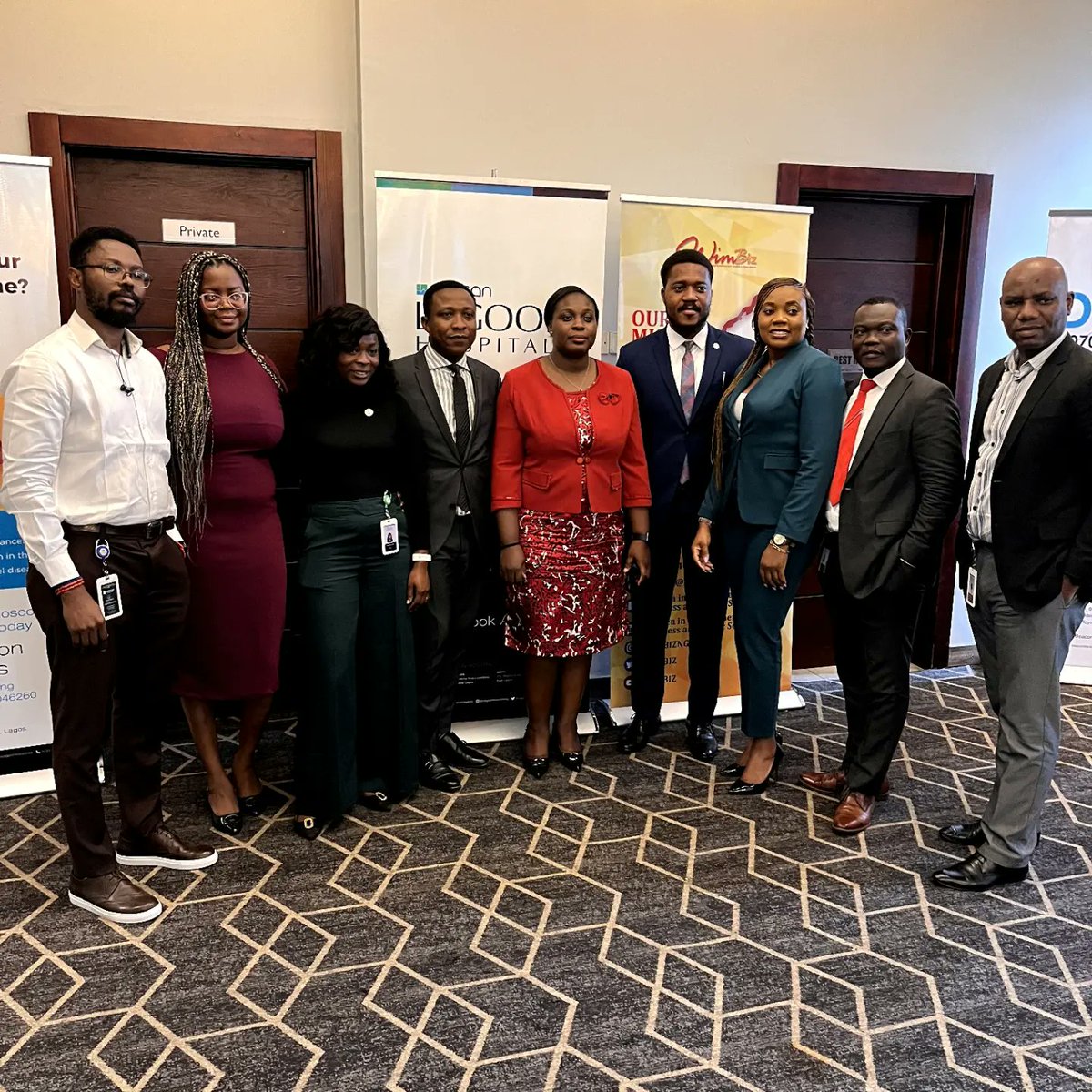 LagoonHospitals's tweet photo. We are honoured to have collaborated with @wimbiz to host the 2023 Health Roundtable and foster health consciousness and health education among working class women of all ages in Nigeria.
#WeWillLookAfterYou #WIMBIZ #HealthRoundtable https://t.co/HbQ0453zkn