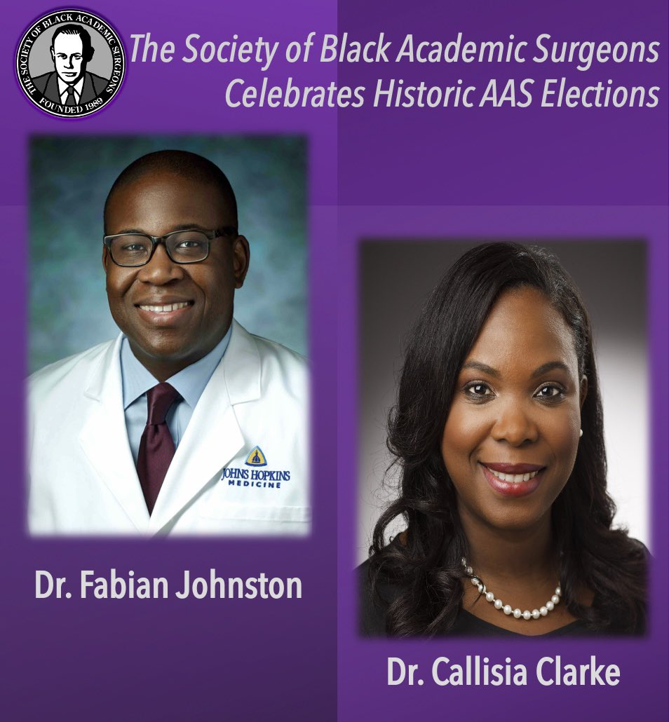 SocietyofBAS's tweet image. 🧵(1/2) Happy Thursday!!!! Allow us to add more AMAZING &amp;amp; INSPIRING Black History to your #BlackHistoryMonth celebration!

CONGRATULATIONS Dr. Fabian Johnston and Dr. Callisia Clarke (@DrCNClarke) on this HISTORIC accomplishment. Because of you, We believe!✊🏾✨👇🏾 #SeeItBelieveIt