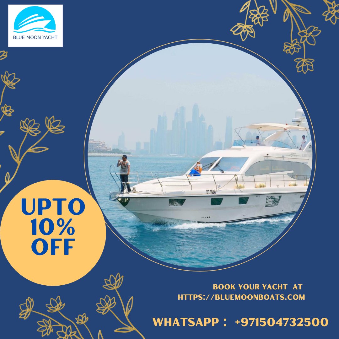 bluemoonboats's tweet photo. Yacht Rental in Dubai
For booking Call on WhatsApp +971504732500
Visit : https://t.co/CV5z36wd0h
#dubai #marina #VisitDubai  #yachthiredubai #yachtrentaldubai #dubaiyachts #dubaitours #speedboatdubai #yachtcharterdubai #boattourdubaimarina #yachtpartydubai https://t.co/bIs7bZGxoi