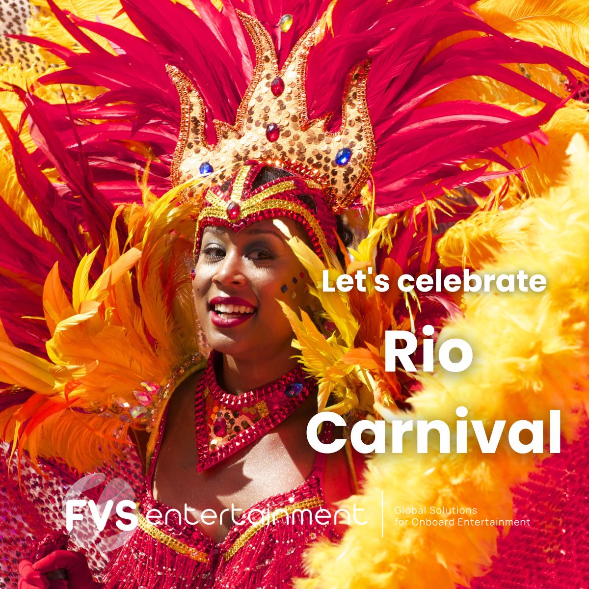 FVSEntertain's tweet photo. It's carnival time in Rio de Janeiro! The vibrant streets of Brazil's most famous city are alive with music and color, as travelers come together to celebrate this iconic event. And, with Inflight Entertainment, you don't have to be in Rio to experience the excitement of it. https://t.co/j8JGGja1Vo