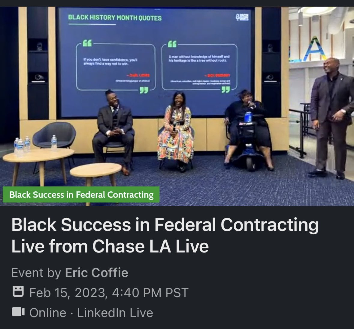 ecoffie's tweet image. Just having fun taking away people’s excuses for why they can’t start today getting government contracts!!