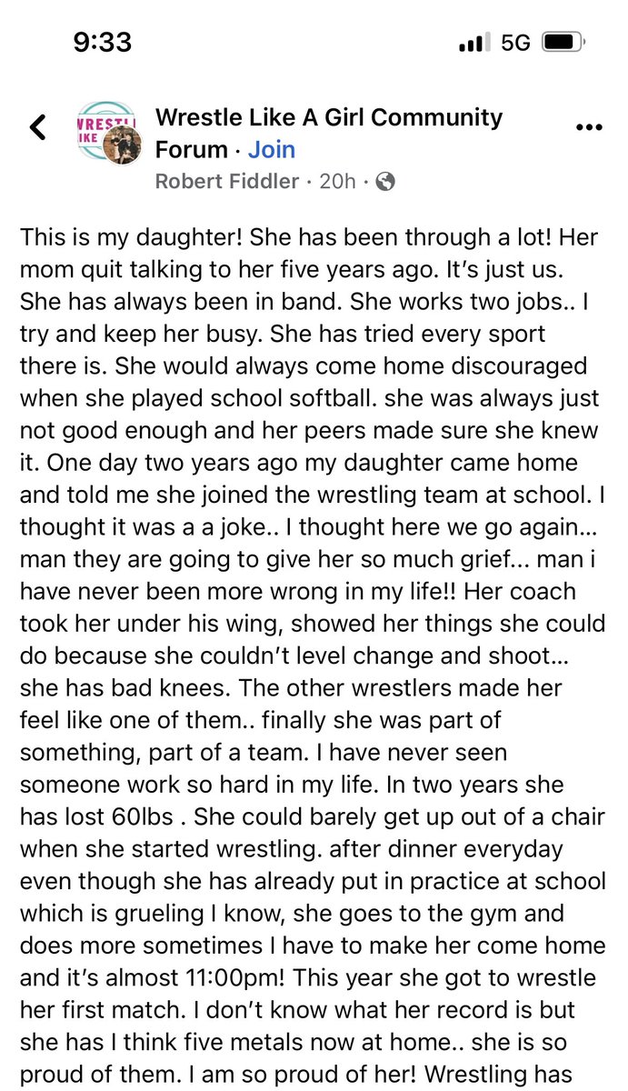 Seth_Duckworth's tweet photo. If you want to read something to start your morning off right, this is it! @pryor_wrestling @WrstleLikeAGirl https://t.co/vh2HiEnc18