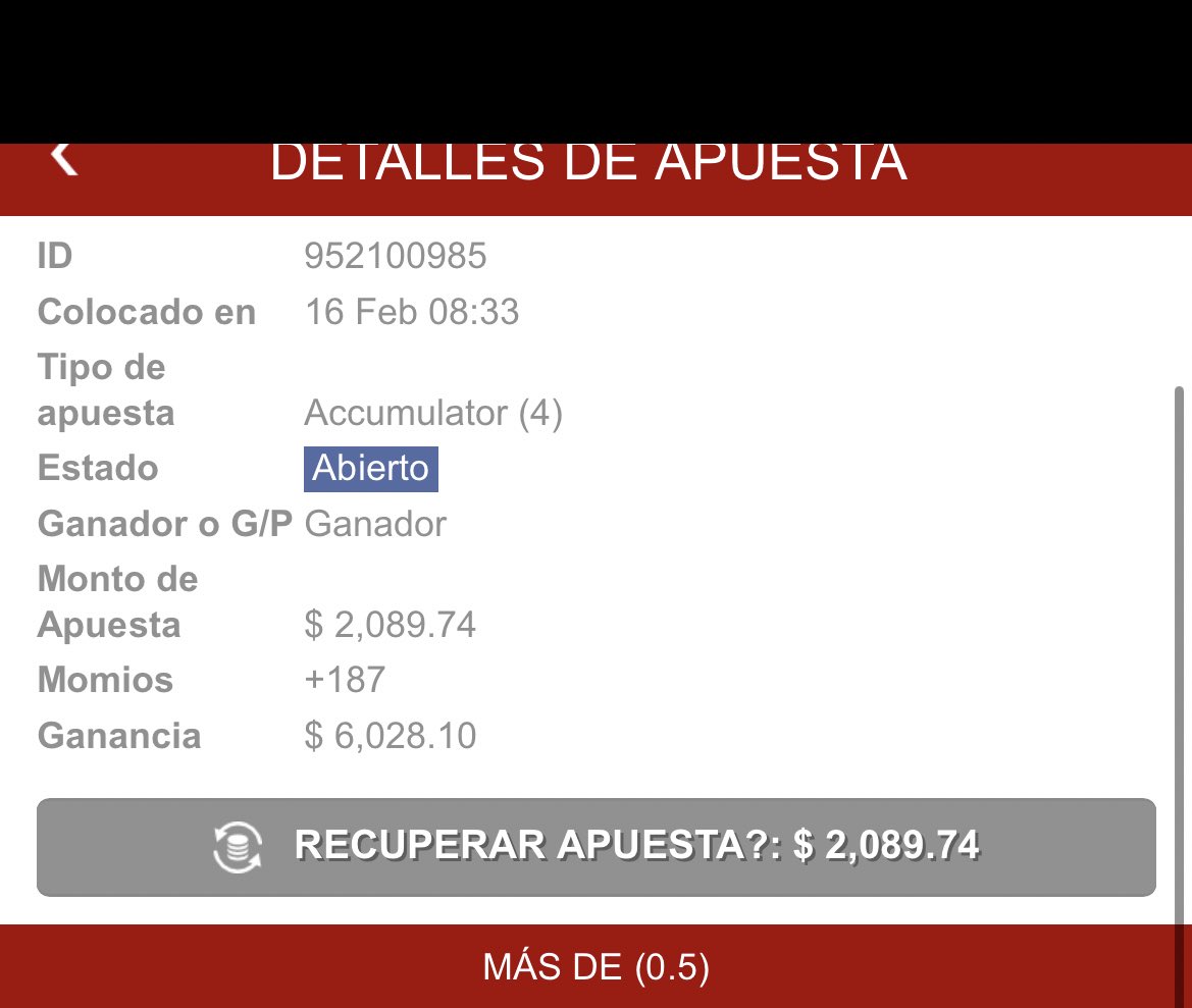 CardinalTeamTct's tweet photo. PIENSO YO, que estos 4 equipos hoy marcan gol. Es por eso que les metí
#freerlay +187 🤯
$2,089.74 ➡️ $6,028.10 🙌🏼
La destapo aquí en twitter?
Les tengo fe, la netflix☝🏼
♥️🔂♥️🔂♥️🔂♥️🔂♥️🔂♥️🔂♥️
#EuropaLeague #ConferenceLeague
#GambingTwitter https://t.co/jbHAT4iwfa