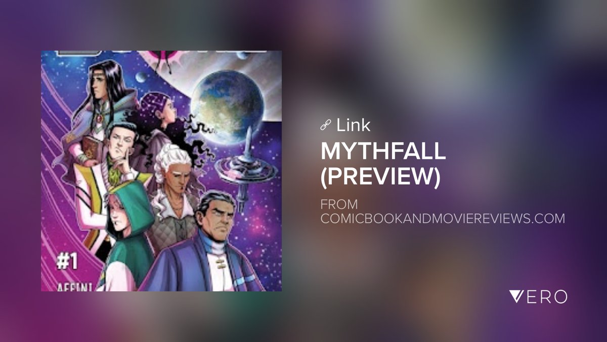 ComicsAndMovies's tweet image. comicbookandmoviereviews.com/2023/02/mythfa…
Here’s a look at the upcoming sci-fi fantasy, MythFall - #mythfall #comicbook #art #music #animation #aliens #war #diplomacy #adventure #rebel #series #malkan #cool #scifi #fantasy #dead #life #epic #spac… vero.co/cbamr/xn-tNjVj…