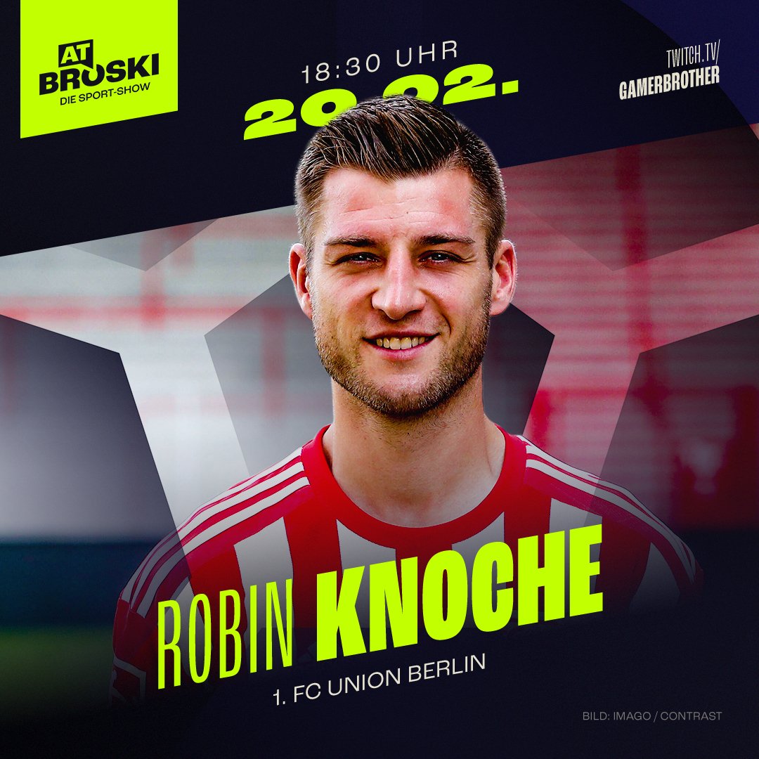 Er ist ein wichtiges Puzzle-Teil der <a href="/fcunion/">1. FC Union Berlin</a>-Mannschaft, Mr. Dauerbrenner – und heute um 18.45 Uhr mit den Eisernen im Rahmen der <a href="/EuropaLeague/">UEFA Europa League</a> K.o.-Phase bei Ajax Amsterdam gefragt. ⚽️

Am Montag nimmt Robin #Knoche dann auf unserer Couch Platz. 🥳 Moin! 👋