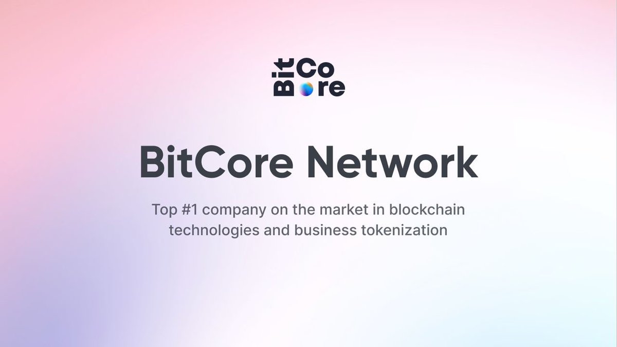 BitCore_Network's tweet photo. Here you can find all the information about BitCore Network.
Marketing
Platform bonuses
Farming
About the company
etc.
#bitcoregaming #bitcore_networks #bitcorenews #bitcore
Feel free to join our telegram group ➡️ https://t.co/udeICGmlZW https://t.co/afGrCUXoQL