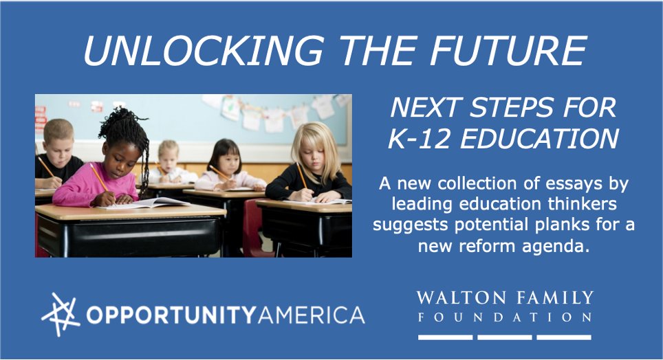 Leading education thinkers respond to parents’ frustration about unresponsive schools and pandemic learning loss. Visit bit.ly/3KbpmbQ to read their essays in #UnlockingTheFuture
