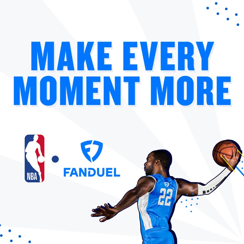 FanDuel's tweet photo. Take a shot at Fantasy NBA. Get a FREE entry when you sign up! 🏀🆓
