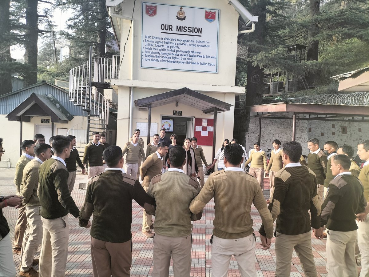 SSBMTCSHIMLA's tweet photo. We are grateful to @DoersNGO for organising an interactive counselling session on Mental health &amp; psychosocial support. Special thanks to the youth educator @Anuradha_Doers for continuous support and understanding the concerns of our personnel. #MSPPS #Awareness #mentalhealth https://t.co/knPyeUHNGA