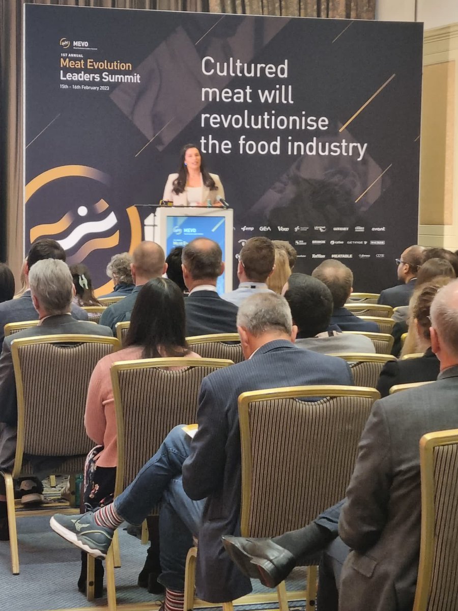 stkhfoods's tweet image. Our VP of Marketing @MorGlotter, recently took the stage at the #MEVO conference in Berlin to share some insights on sustainable meat production. Mor's talk focused on the evolving world of cultured meat and the potential for 3D bio-printing to play a role in this industry. $STKH