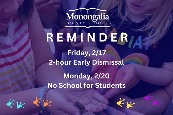 Monongalia County Schools on Twitter: "🍎Reminder: All Monongalia County