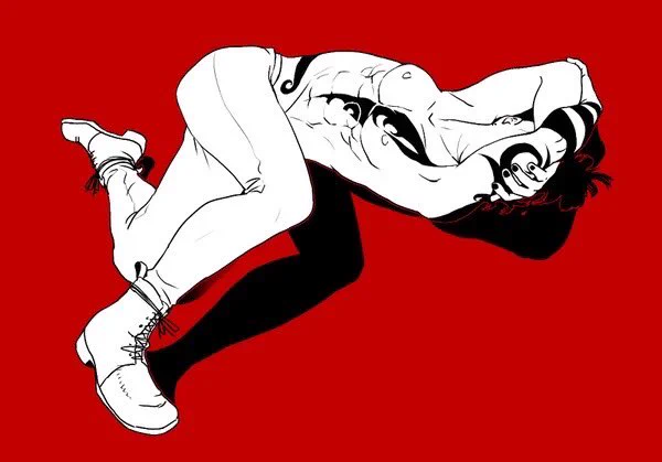 これは私が描いた古のダケンアキヒロ 