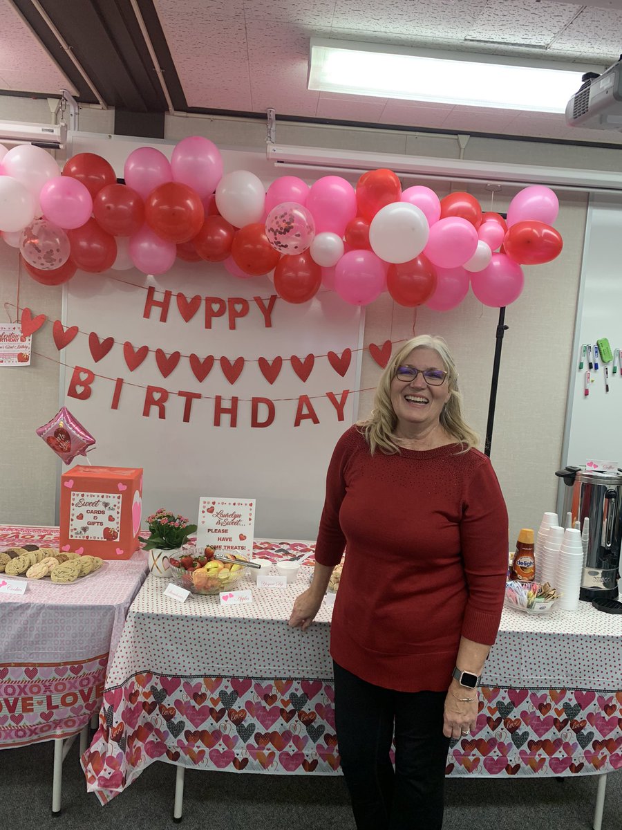 It was so much fun, celebrating the best department secretary I know! Laurelyn Kennard is the best! She’s a valentine baby and we enjoyed celebrating her milestone birthday on Tuesday! Feel free to reply with some birthday wishes…