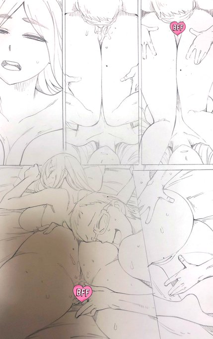 描いています… 