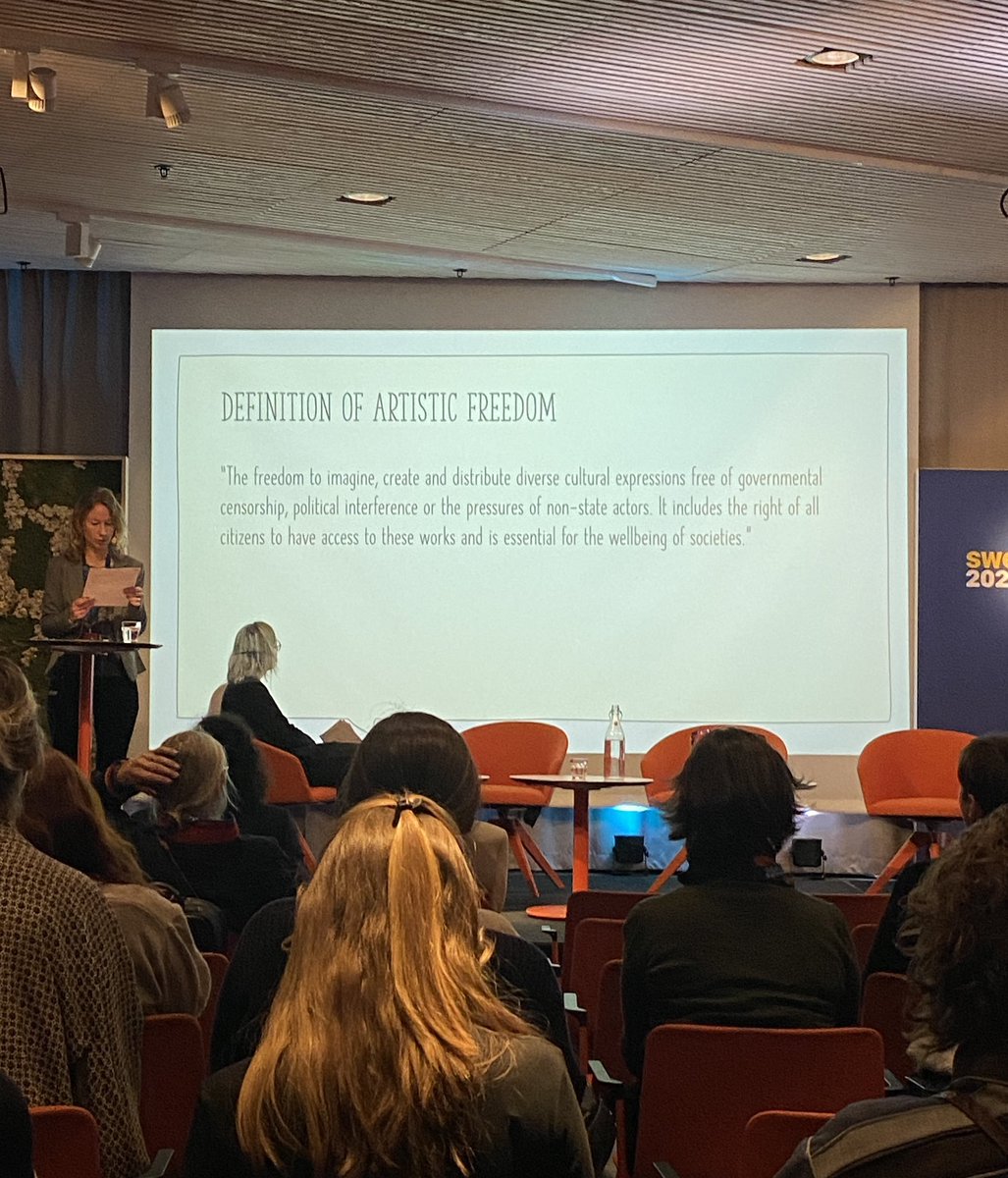 cccvrcak's tweet photo. At the first day of #FreeToCreate conference relevant issues related to the cultural and creative industries (#CCI) were addressed in numerous panels. The aim of the conference is to explore various aspects and challenges of #ArtisticFreedom. @sweden2023eu https://t.co/XNessBjJYK