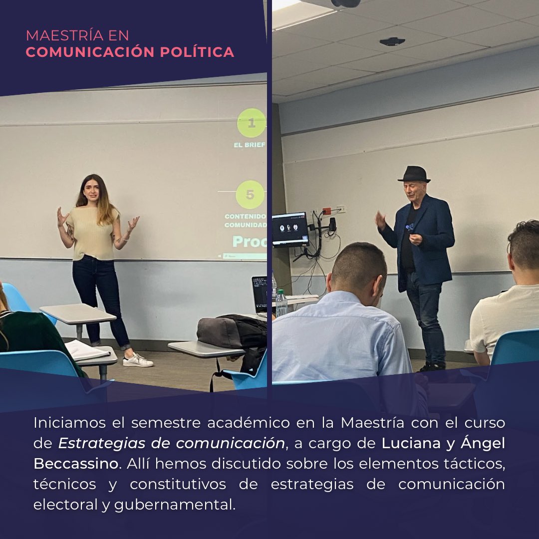 ComPolEAFIT's tweet photo. Si iniciamos el año con estos profes de lujo en la materia de Estrategias de comunicación, ¿qué nos deparará el resto del semestre? 😱

¿A quién te gustaría ver cómo profe invitado en la Maestría? 🤔 https://t.co/Lfx8s4V35F