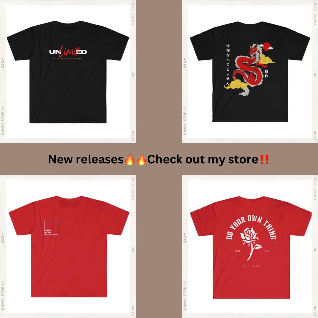 New releases🚨Check out my store‼️ shopjohnnydesigns.Etsy.com