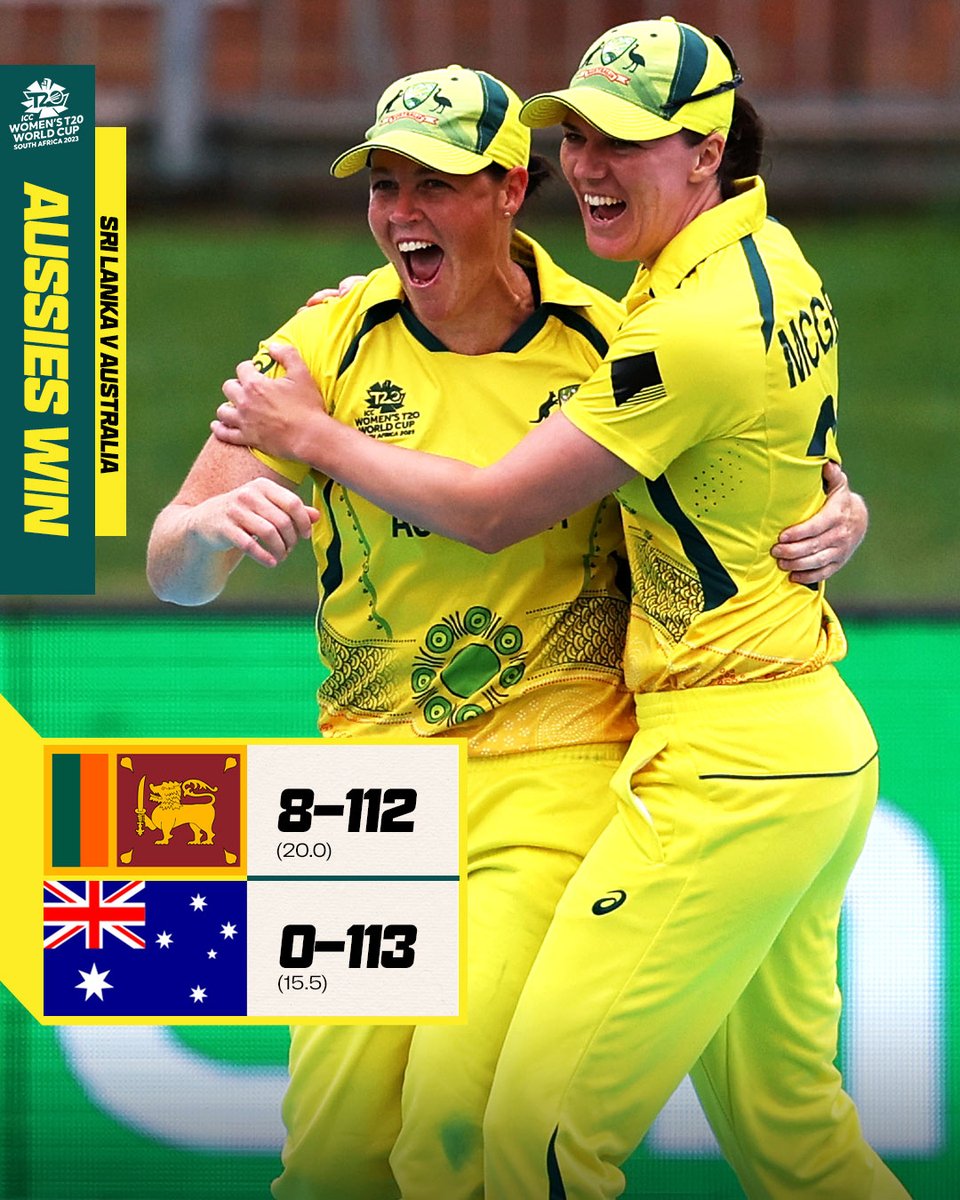 Flawless! 

Scorecard: cricketa.us/T20WorldCup-12 #SLvAUS #T20WorldCup