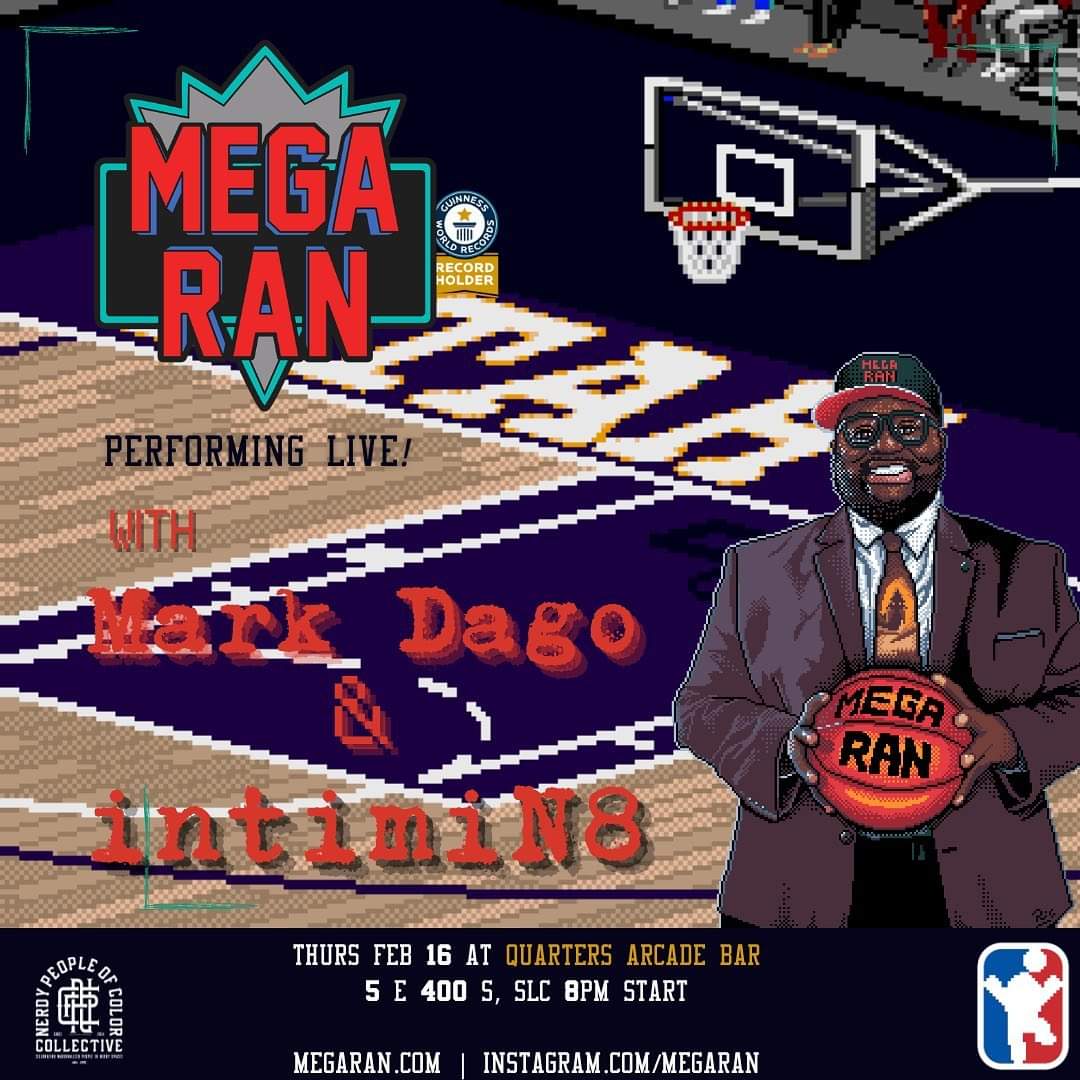 TONIGHT at <a href="/QuartersSLC/">Quarters Arcade Bar</a>