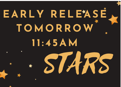 Nelson_Stars's tweet photo. OSE Students: Reminder tomorrow, Friday February is EARLY RELEASE for STUDENTS  and Monday February 20th is a holiday! #OSEStars https://t.co/PoKQWILoQr