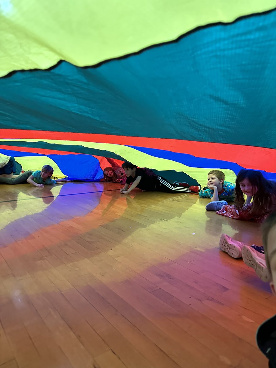 mrs_caudell's tweet photo. No sub for P.E., but we made the most of our time in our gym classroom today. Throwback to my memories of PE class when I was young. #JFB2 https://t.co/HfKS4qw6ot