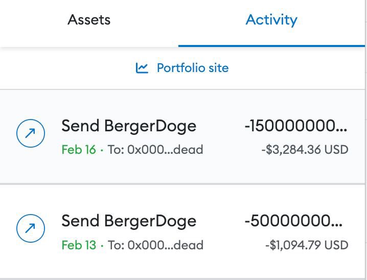 BergerDoge Coin tweet media