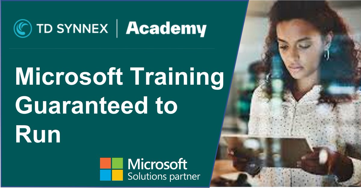 Designing and Implementing #Microsoft #Azure  Networking Solutions training March 6-8 is guaranteed to run.  Register now at academy.tdsynnex.com/uk/training/co…

@MSLearning 
<a href="/Microsoft/">Microsoft</a>
@mspartnersuk