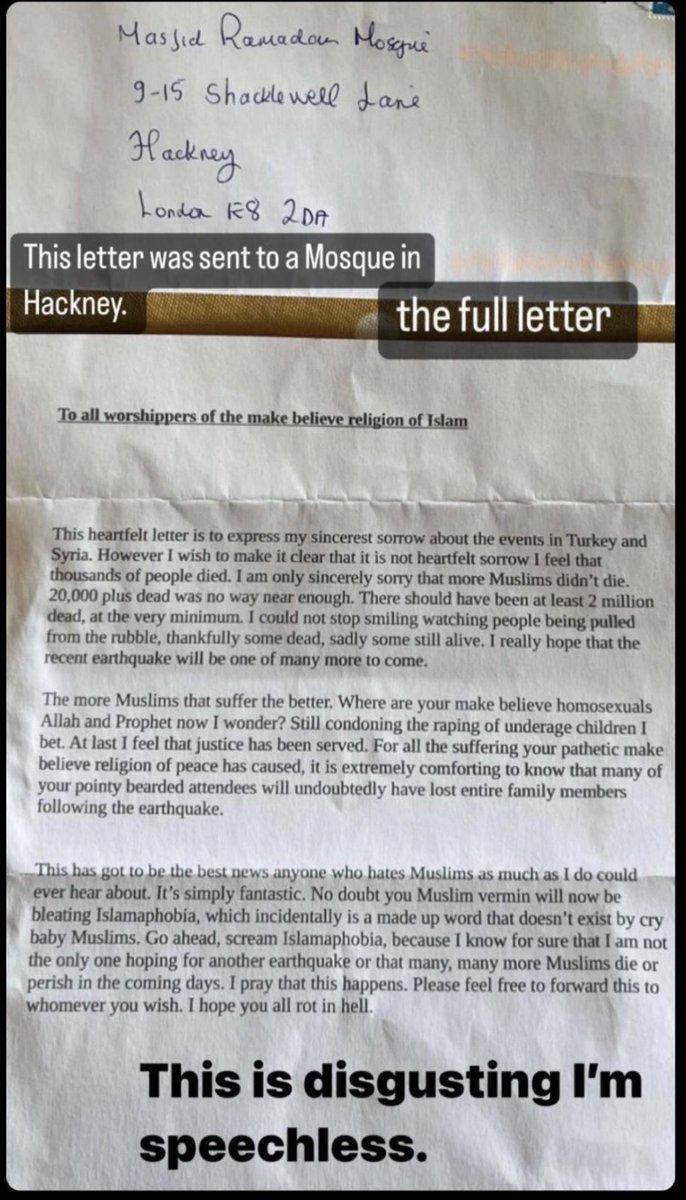 One_Dawah's tweet photo. If you want proof of monsters existing here is one......

Happy that 30k+ muslims died, women, elderly people, children, babies, innocent lives.

May Allah grant this monster the worst imaginable punishment in this life and the next. https://t.co/FS7wUfF3c0