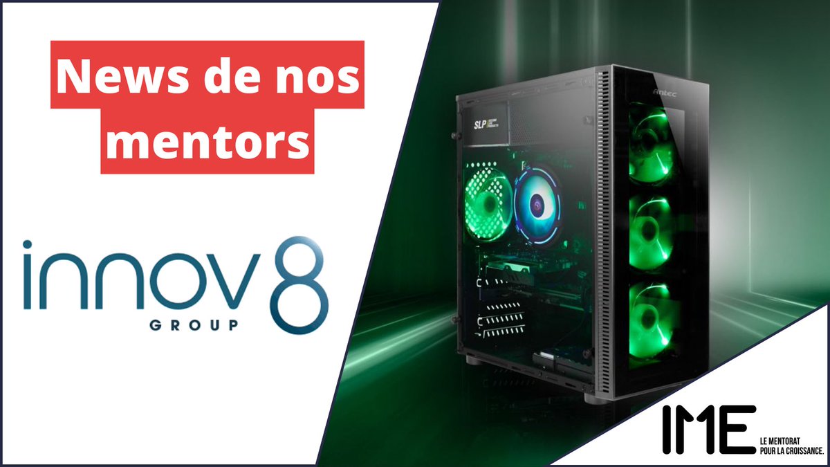 News de nos #mentors
✅Innov8, fondé par <a href="/StephaneBohbot/">Stephane Bohbot</a>, lance la première offre de PC dit "gamer" reconditionné en France sous la marque SLP.
✅Le PC est entièrement reconditionné en région lyonnaise, où le matériel informatique est collecté pour être remis en état de marche.