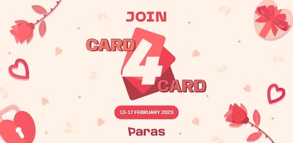 Don_pratt_1's tweet photo. Good Morning #Near Family. ☕️🍩🫶

Today is the last day for @ParasHQ Valentine's
 #Card4Card Event! 💕💝💘

 30,000 $PARAS by joining is still up for grabs!
🤑💸💰🆓

 https://t.co/cwY2gSaQh1

#NEAR #NEARisNOW #NFTs #NFTGiveaways #NFTCommunity #NFT #NFTartist #NFTGiveaway https://t.co/sy42iQGvzq