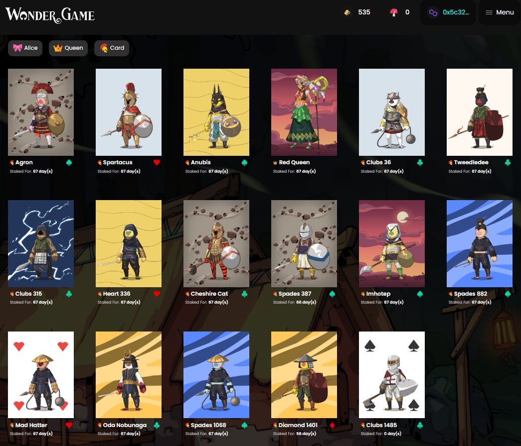 Cryptotheoz's tweet photo. Currently staking all 17 of my #wondergame #nfts. I would like to thank to @wonderdotgame for Clubs 1485 $shroom #nft.  Seems like I've won it :) #opensea #ethereum #OpenSeaNFT $doge #dogecoin $floki #floki #doge #bitcoin #btc $btc $crwn @GangstaVerse (would like that key :P). https://t.co/OAnbbkJLfd