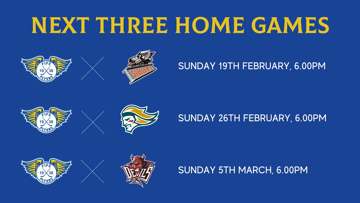 Fife Flyers on Twitter "Have you got your tickets for our next home