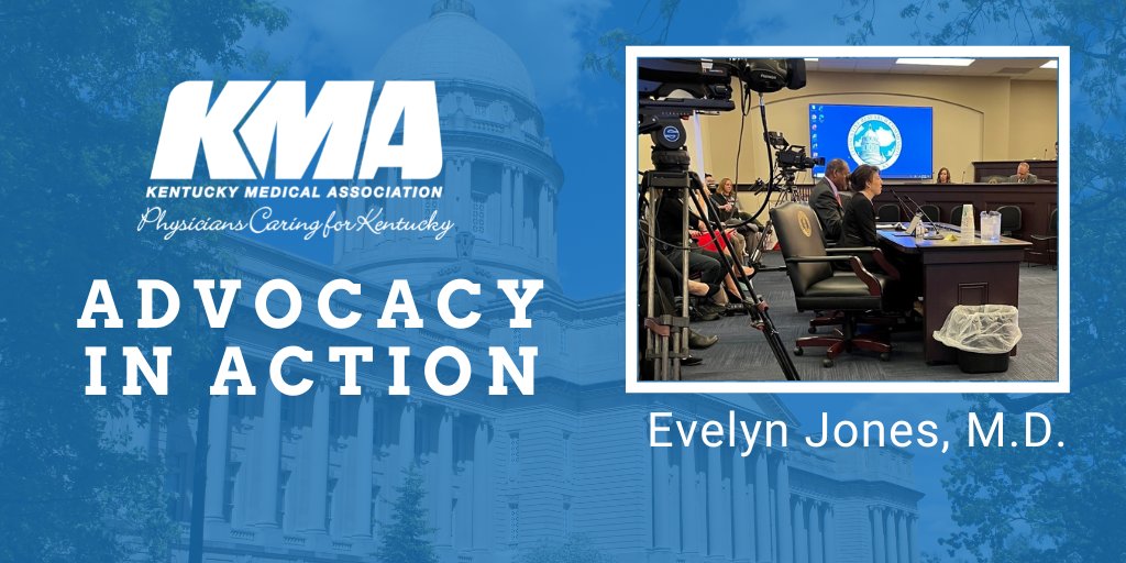 KMA Vice President Evelyn Jones, MD testified before the Senate Health Services Committee yesterday regarding SB12, which would provide protections for physicians who seek care through a physician wellness program #KYGA23 #AdvocacyInAction