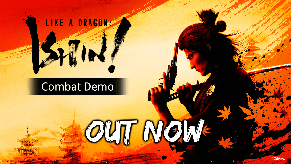 RGGStudio's tweet photo. Can't wait to step into the shoes of Sakamoto Ryoma? 

Dive right into the action with the Like a Dragon: Ishin - Combat Demo, out NOW on PlayStation 5, Xbox Series S|X, and Steam!

#LikeaDragonIshin https://t.co/KHOhxSLT85