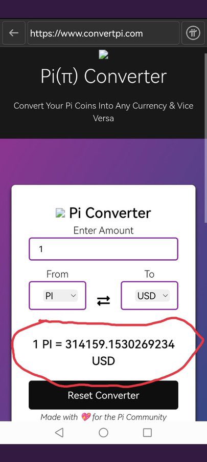How Pi is priced the price with the largest number of transactions is the mainnet price No matter how much you like the item before it is priced, don't buy it as long as the price is less than $314159 this is the only way you can decide to become rich Please retweet unlimitedl
