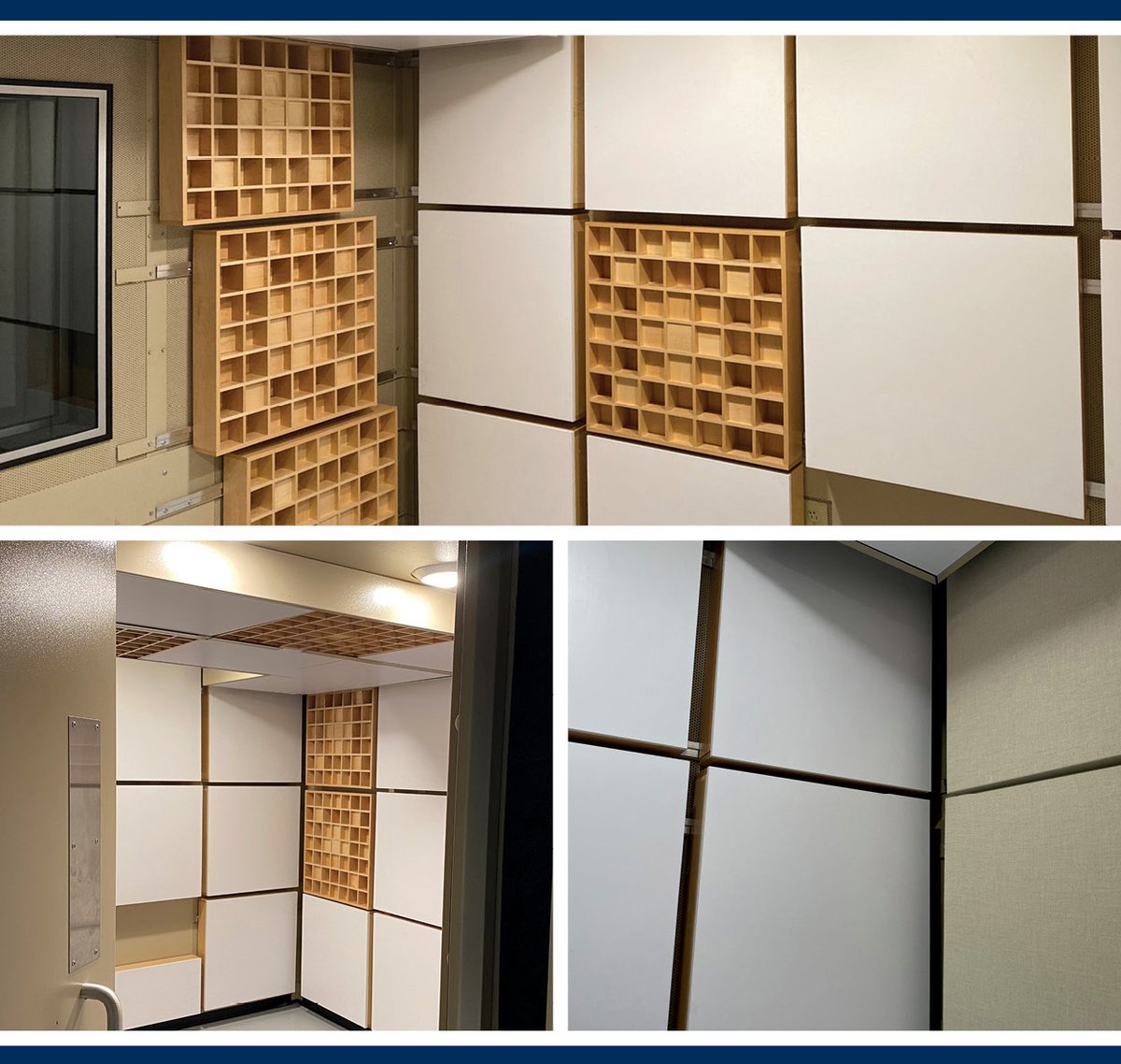 IAC_Acoustics's tweet image. Our Macrodyne Hardliner VRT Rooms provide a flexible solution that allows a large range of reverberation times in one room.

Discover more: hubs.ly/Q01Cknzg0

#testfacilities #soundtesting #VRT #VRTroom #variablereverberation #reverberationtesting #acoustictesting