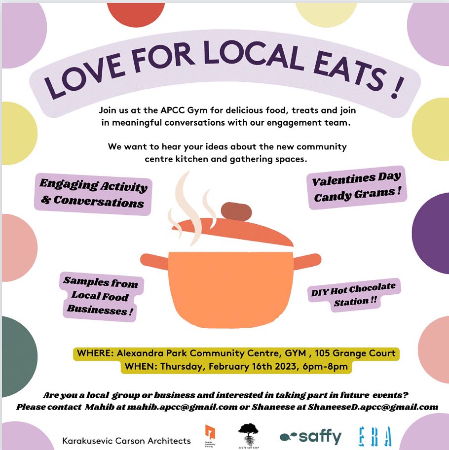 !TONIGHT! 6-8pm
Have your voice heard regarding the Community Redevelopment, and try some tasty Local Eats; see you there🙂🍴