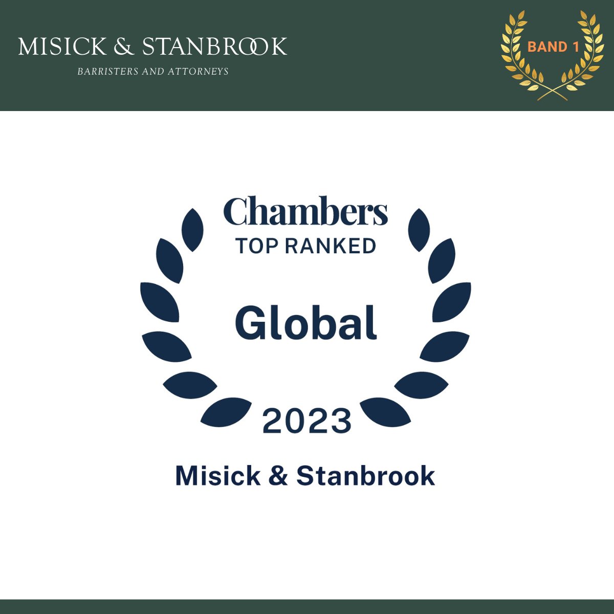 MisickStanbrook's tweet photo. Misick &amp; Stanbrook ranked Band 1 in @ChambersGuides 2023 Global Guide.

Read more here: https://t.co/14b8Bhjjvq

#TCI #leadinglawfirm #legaldirectories #chambersandpartners https://t.co/pYWaCpIlm9