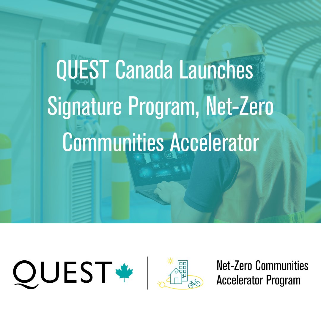Today, QUEST Canada announced the launch of the #NetZero Communities Accelerator (NCA) program, designed to equip participating communities across 🇨🇦 with the knowledge necessary to develop &amp; continuously implement CEEPs.

Read the news release: questcanada.org/project/ncapro…