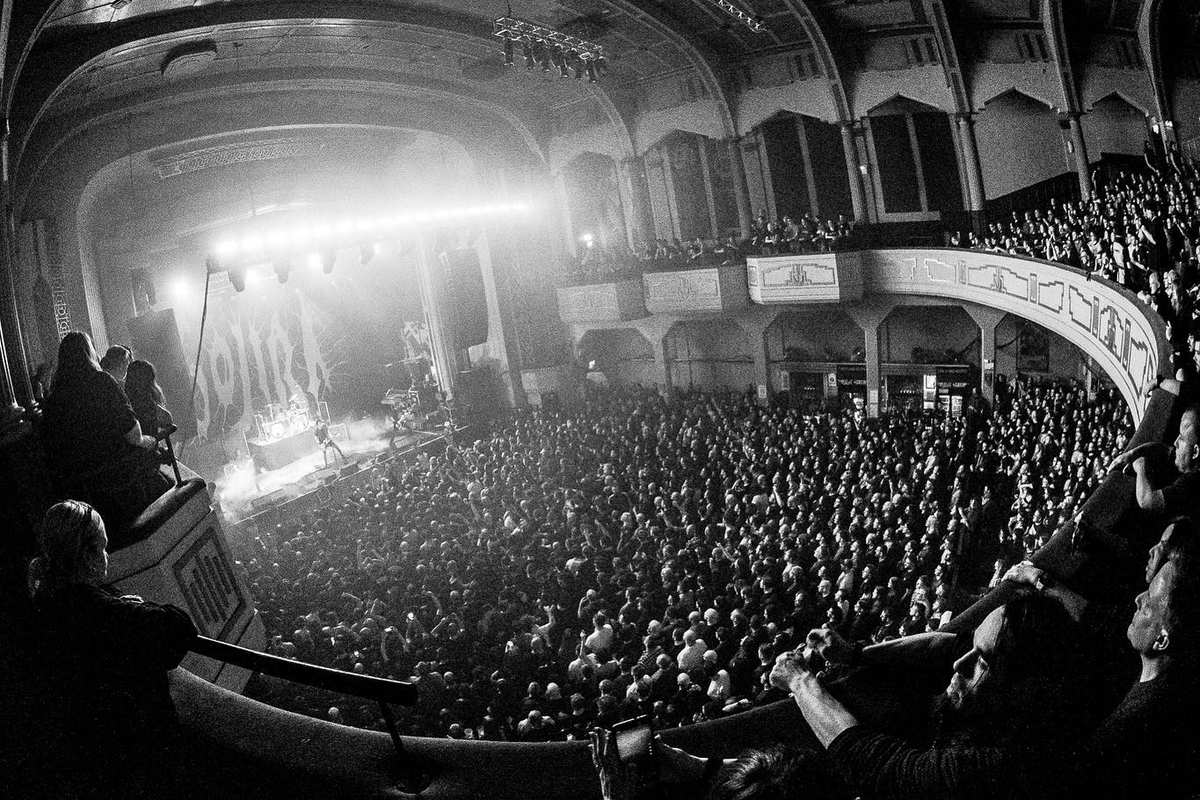 GojiraMusic's tweet photo. Glasgow… always a pleasure. 🙏🏻 photos by @easterxdaily 👏 #gojira #fortitudetour2023 #ourtimeisnow ⚡️ thank you #alienweaponry #employedtoserve @AlienWeaponry  @employedtoserve https://t.co/DpeDVM3mp8