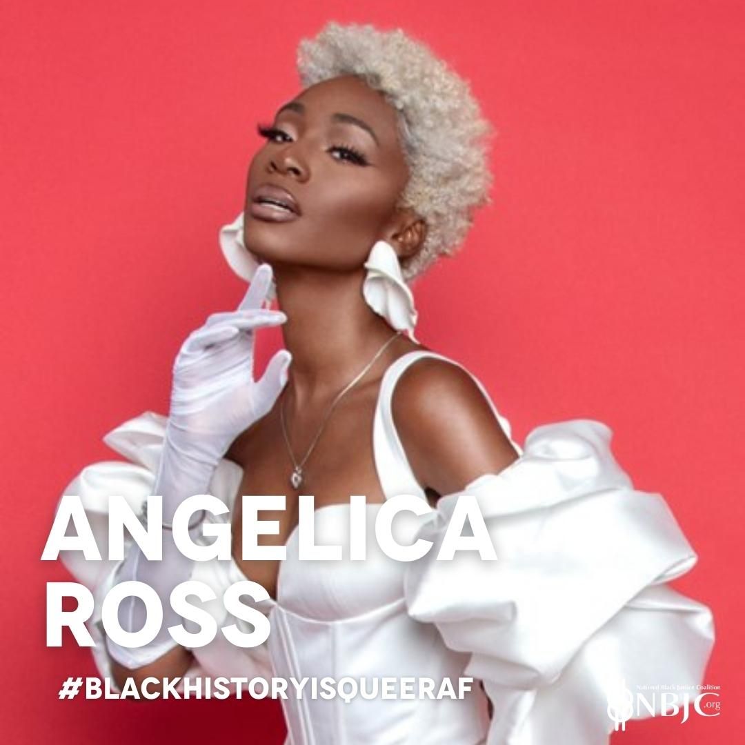 teachingftc's tweet image. Today during Black History Month, we celebrate Angelica Ross, who made her Broadway debut as Roxie Hart in Chicago, becoming the first openly transgender woman to headline a Broadway show. #BlackHistoryisQueerAF