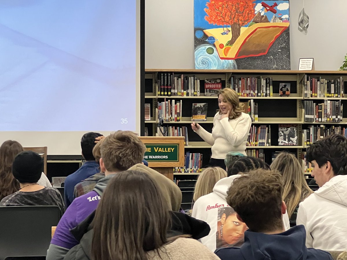 Robyn_Whitlock's tweet photo. Thank you, ⁦@DrKMattson⁩ for sharing your writing journey with us! ⁦@wv_english⁩ ⁦@WaubonsieValley⁩ ⁦@wvlmc⁩ ⁦@ipef204⁩ https://t.co/rAES8W2gmB