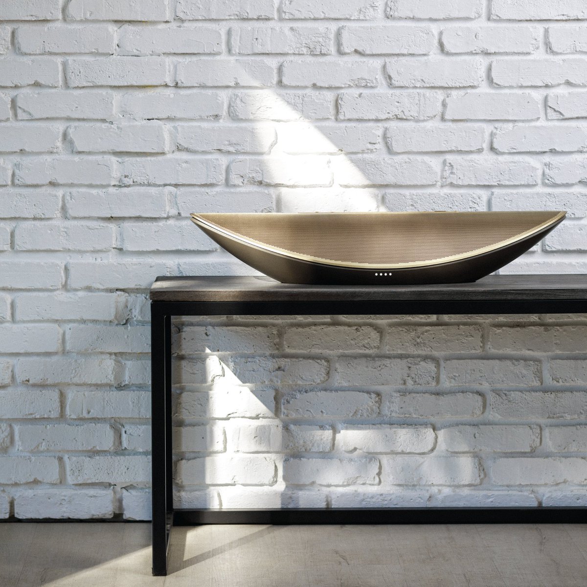 The Crescent Smart Speaker with Google Assistant is meant to be seen as much as it is heard. Striking design sensibilities meet unparalleled audio performance. Shop now: bit.ly/3YWQMqg