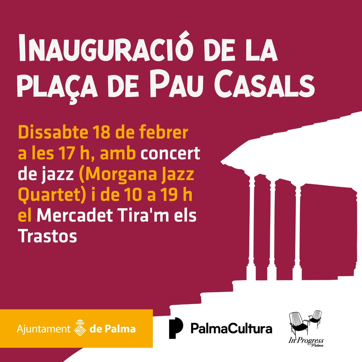 🗣️ Gente de bien de Mallorca. 🎷🎹💃Las @morgana_jazz nos vamos a tocar unos temazos el sábado en el mercadet Tira'm els trastos! Sábado, mercadet, jazz....piénsalo............💝 #womeninjazz #womeninmusic