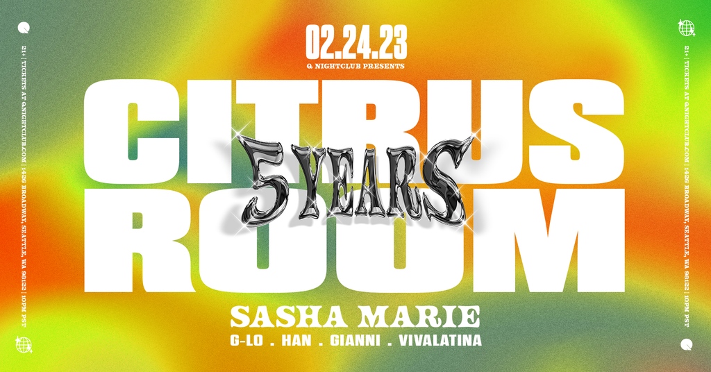 #tbt @sashamvrie at <a href="/citrusroom/">Citrus Room</a> a few years ago. You’re in for a treat next wknd 😏 #5yearanniversary 🍊🍊🍊

It wouldn’t be a big celebration without <a href="/angelololo/">Lo</a>, <a href="/jonpcorpuz/">H A N</a>, @gdotcarter_2, &amp; <a href="/_vivalatina/">Viva</a>! See you there. 🧡

🎫 bit.ly/3RM7fep